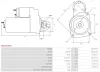 Starter 12 V 2 kW AS-PL S0272(SEG) Bild Starter 12 V 2 kW AS-PL S0272(SEG)