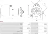 Starter 12 V 2,5 kW AS-PL S2042 Bild Starter 12 V 2,5 kW AS-PL S2042