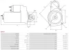 Starter 12 V 1,4 kW AS-PL S0457 Bild Starter 12 V 1,4 kW AS-PL S0457