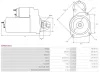 Starter 12 V 2,2 kW AS-PL S0482(SEG) Bild Starter 12 V 2,2 kW AS-PL S0482(SEG)