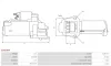 Starter 12 V 2,2 kW AS-PL S0487PR