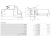 Starter 12 V 2,2 kW AS-PL S0487(SEG) Bild Starter 12 V 2,2 kW AS-PL S0487(SEG)