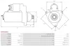 Starter 12 V 2 kW AS-PL S0491(SEG) Bild Starter 12 V 2 kW AS-PL S0491(SEG)