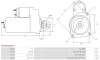 Starter 12 V 2 kW AS-PL S0492(BOSCH) Bild Starter 12 V 2 kW AS-PL S0492(BOSCH)