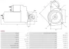 Starter 12 V 2,5 kW AS-PL S0506 Bild Starter 12 V 2,5 kW AS-PL S0506