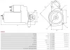 Starter 12 V 1,4 kW AS-PL S0535 Bild Starter 12 V 1,4 kW AS-PL S0535
