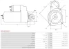 Starter 12 V 2,5 kW AS-PL S0614(BOSCH) Bild Starter 12 V 2,5 kW AS-PL S0614(BOSCH)