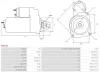 Starter 12 V 2,5 kW AS-PL S0614S Bild Starter 12 V 2,5 kW AS-PL S0614S