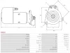 Starter 24 V 5,4 kW AS-PL S0801S Bild Starter 24 V 5,4 kW AS-PL S0801S