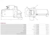 Starter 12 V 1,7 kW AS-PL S0896(SEG) Bild Starter 12 V 1,7 kW AS-PL S0896(SEG)