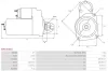 Starter 12 V 1,1 kW AS-PL S0927(SEG)