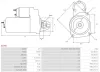 Starter 12 V 2,5 kW AS-PL S1045 Bild Starter 12 V 2,5 kW AS-PL S1045