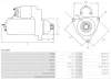 Starter 12 V 1,2 kW AS-PL S2116PR