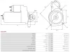 Starter 12 V 1,4 kW AS-PL S3016PR Bild Starter 12 V 1,4 kW AS-PL S3016PR