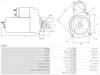 Starter 12 V 2,1 kW AS-PL S3059 Bild Starter 12 V 2,1 kW AS-PL S3059