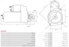 Starter 12 V 1,2 kW AS-PL S3064SR Bild Starter 12 V 1,2 kW AS-PL S3064SR