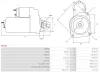 Starter 12 V 2,4 kW AS-PL S3139 Bild Starter 12 V 2,4 kW AS-PL S3139