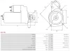 Starter 12 V 0,9 kW AS-PL S3174S Bild Starter 12 V 0,9 kW AS-PL S3174S