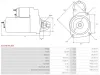 Starter 12 V 2,2 kW AS-PL S3229(VALEO) Bild Starter 12 V 2,2 kW AS-PL S3229(VALEO)