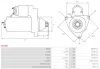 Starter 12 V 1,2 kW AS-PL S3238S Bild Starter 12 V 1,2 kW AS-PL S3238S