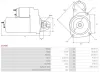 Starter 12 V 1 kW AS-PL S3269S Bild Starter 12 V 1 kW AS-PL S3269S