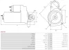 Starter 12 V 0,85 kW AS-PL S3271S Bild Starter 12 V 0,85 kW AS-PL S3271S