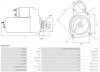 Starter 12 V 1,4 kW AS-PL S4027SR Bild Starter 12 V 1,4 kW AS-PL S4027SR