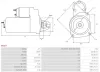 Starter 12 V 1,4 kW AS-PL S4027 Bild Starter 12 V 1,4 kW AS-PL S4027