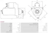 Starter 12 V 2 kW AS-PL S5005SR Bild Starter 12 V 2 kW AS-PL S5005SR