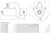 Starter 12 V 2,2 kW AS-PL S5007(MITSUBISHI) Bild Starter 12 V 2,2 kW AS-PL S5007(MITSUBISHI)