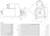 Starter 12 V 0,9 kW AS-PL S5034 Bild Starter 12 V 0,9 kW AS-PL S5034