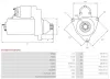 Starter 12 V 1,4 kW AS-PL S5035(MITSUBISHI) Bild Starter 12 V 1,4 kW AS-PL S5035(MITSUBISHI)