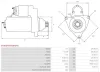 Starter 12 V 2,2 kW AS-PL S5083(MITSUBISHI) Bild Starter 12 V 2,2 kW AS-PL S5083(MITSUBISHI)