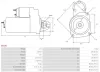 Starter 12 V 2,2 kW AS-PL S5106 Bild Starter 12 V 2,2 kW AS-PL S5106