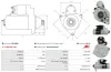 Starter 12 V 2 kW AS-PL S5109SR Bild Starter 12 V 2 kW AS-PL S5109SR