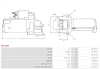Starter 12 V 2 kW AS-PL S5143SR