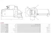 Starter 12 V 1,4 kW AS-PL S5290S Bild Starter 12 V 1,4 kW AS-PL S5290S