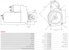 Starter 12 V 1 kW AS-PL S5397S Bild Starter 12 V 1 kW AS-PL S5397S