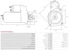 Starter 12 V 1,4 kW AS-PL S5444(MITSUBISHI) Bild Starter 12 V 1,4 kW AS-PL S5444(MITSUBISHI)