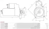 Starter 12 V 1,7 kW AS-PL S5481PR Bild Starter 12 V 1,7 kW AS-PL S5481PR