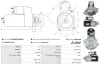 Starter 12 V 1,4 kW AS-PL S5499(MITSUBISHI) Bild Starter 12 V 1,4 kW AS-PL S5499(MITSUBISHI)