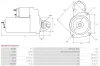Starter 12 V 1 kW AS-PL S5508(MITSUBISHI) Bild Starter 12 V 1 kW AS-PL S5508(MITSUBISHI)