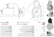 Starter 12 V 1,7 kW AS-PL S0273(SEG)