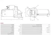 Starter 12 V 1,4 kW AS-PL S6050 Bild Starter 12 V 1,4 kW AS-PL S6050