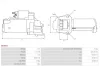 Starter 12 V 1,7 kW AS-PL S6305S Bild Starter 12 V 1,7 kW AS-PL S6305S