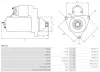 Starter 12 V 1,9 kW AS-PL S6511S Bild Starter 12 V 1,9 kW AS-PL S6511S