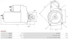 Starter 12 V 1 kW AS-PL S6528PR