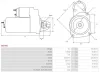 Starter 12 V 1,7 kW AS-PL S6548S Bild Starter 12 V 1,7 kW AS-PL S6548S