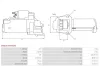 Starter 12 V 2,1 kW AS-PL S9002(VISTEON) Bild Starter 12 V 2,1 kW AS-PL S9002(VISTEON)