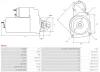 Starter 12 V 1,5 kW AS-PL S9031 Bild Starter 12 V 1,5 kW AS-PL S9031